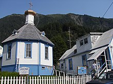 St. Nicholas Russian Orthodox Church, built 1894 by Tlingit and Serbians in Juneau