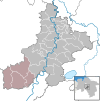 Location of the Uchte municipality in the Diepholz district