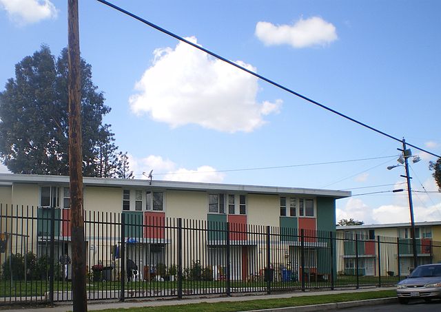 Public housing in Pacoima: The San Fernando Gardens apartments, 2008