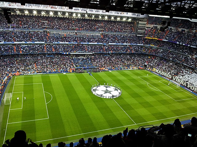 Real Madrid against Borussia Dortmund in the 2012–13 UEFA Champions League semi-finals