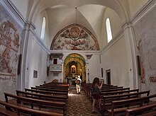 The inside of the church Santuario della Madonna del Taburno 12.jpg