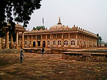 The shrine of Sheikh Ahmed Khattu at Sarkhej Roza where Muzaffar Shah II was buried. Sarkhej.JPG