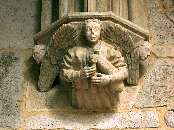 Angel with a bagpipe