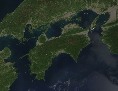 Satellite image of Shikoku in April 2018.png