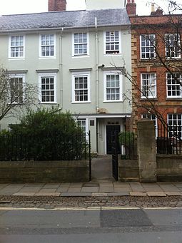 The house on New College Lane formerly used by the geometry professors Savilian-professor-geometry-house-Oxford.jpg