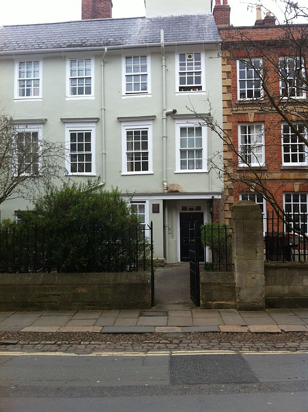 The house on New College Lane formerly used by the geometry professors