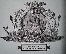 blason de Dieppe avec devise latine