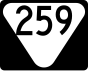 State Route 259 Markierung