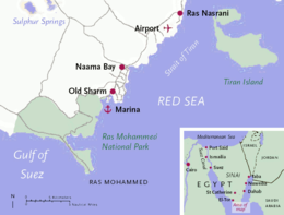 Sharm el-Sheij - Mapa