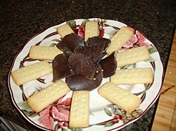 Shortbread cookies and chocolate-covered potato chips.jpg