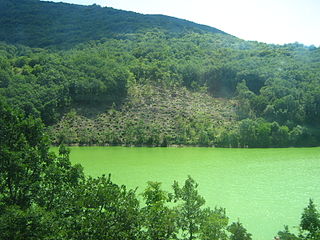 Spilje Hydro Power Plant Dam in Spilje, North Macedonia