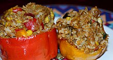 Stuffed peppers Slow-cooked stuffed peppers.jpg