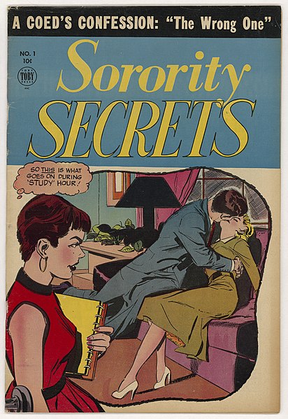 File:Sorority Secrets Comic Book. No. 1 - NARA - 41009442.jpg