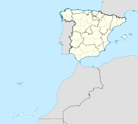 Arenal på en karta över Spanien