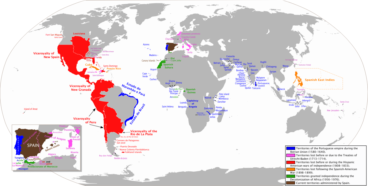 Espanjan siirtomaaimperiumi – Wikipedia