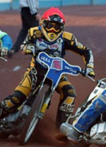 Speedway Hull Vikings vs Isle of Wight Islanders May 2005, Emiliano Sanchez of the Vikings.png