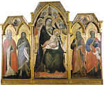 Spinello aretino, trittico della madonna in trono e santi.jpg