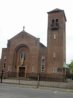 St Joseph's Catholic Church, Cardiff (Geograph 1972973 by Jaggery).jpg