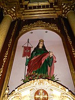 Venerated image of Saint Ursula in Binangonan, Rizal, Philippines.