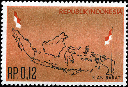 Rp 0.12 Indonesian stamp of 1963.