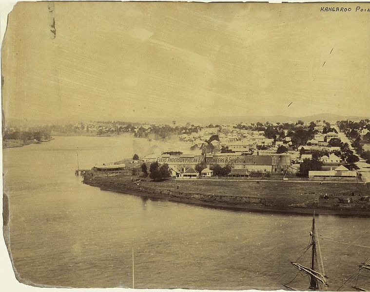 File:StateLibQld 1 254559 Early view of Kangaroo Point and the Brisbane River, ca. 1898.jpg