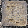 Anna Margarete Friedländer, Kurfürstendamm 100, Berlin-Halensee, Deutschland