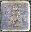 Stolperstein Wielandstr 17 (Charl) Margot Grodszinsky.jpg