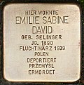 Stolperstein für Emilie Sabine David (Memmingen).jpg