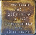 Stolperstein für Max Sternheim (Mozartstraße 54)