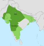 Sultanat von Delhi Tughluq-Dynastie-es.svg