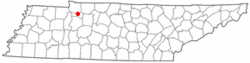 Location in the state of Tennessee