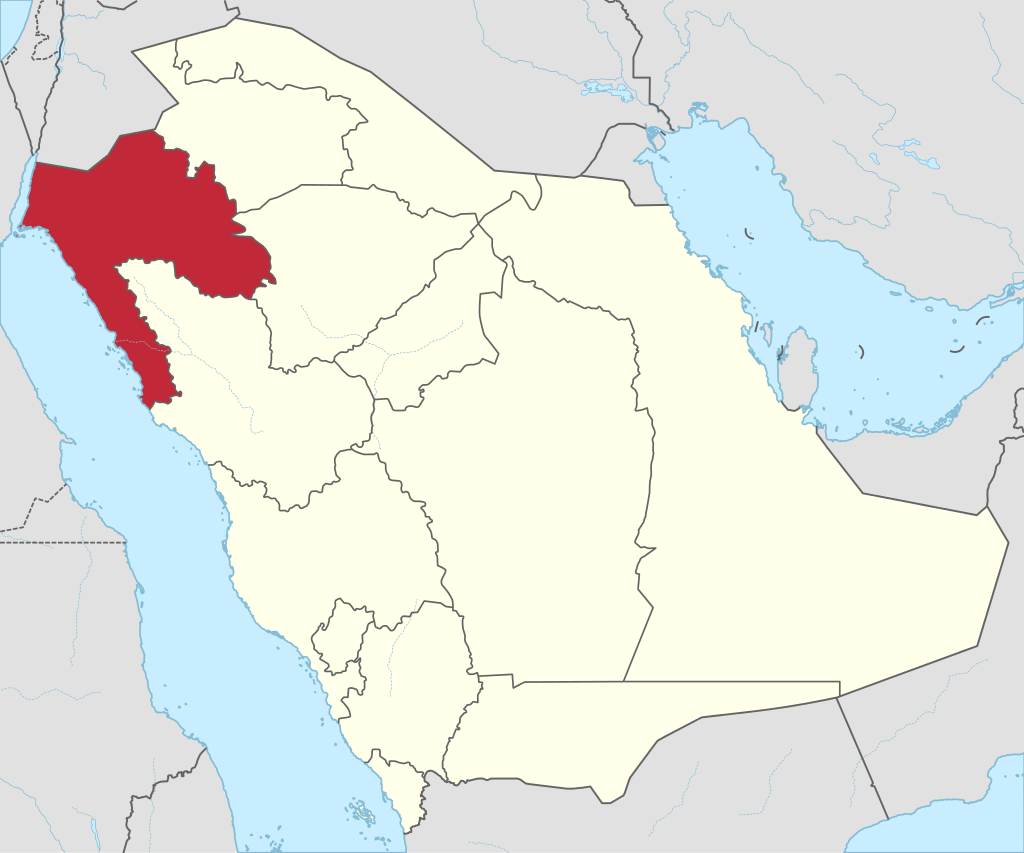 Provincia di Tabuk – Localizzazione