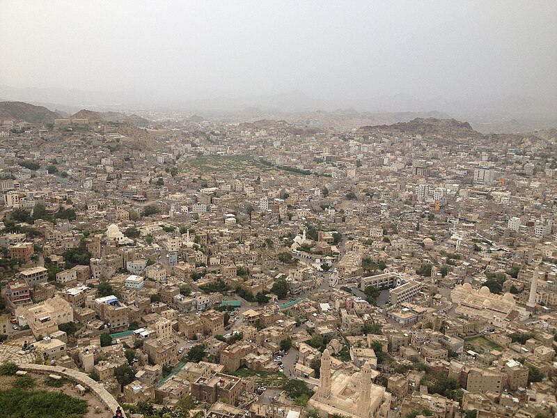 File:Taiz city from AlQahirah Castle.jpg