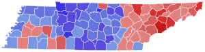 Tennessee Senate Election Results 1964.svg