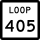 Indicatore del circuito 405 dell'autostrada statale