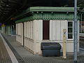 Wartehalle des Zwischenbahnsteiges im Bahnhof Tharandt