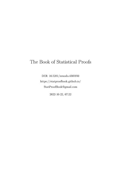 File:The Book of Statistical Proofs (2022-02-22).pdf