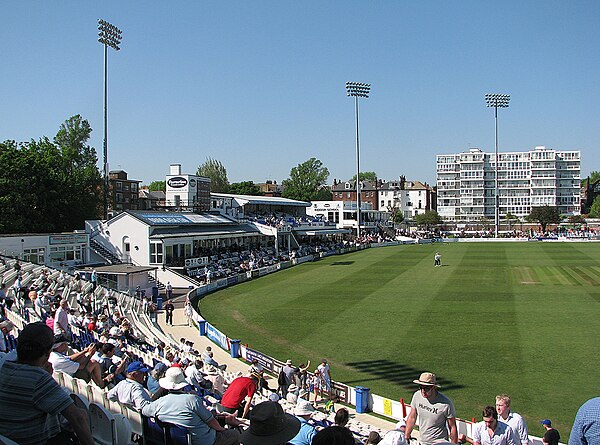 Image: The County Ground, Hove, after the tea interval   geograph.org.uk   2963235