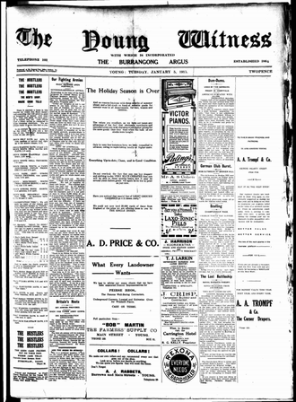 The Young Witness, 5 January 1915 The Young Witness 5 January 1915.png