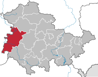 Wartburgkreis District in Thuringia, Germany