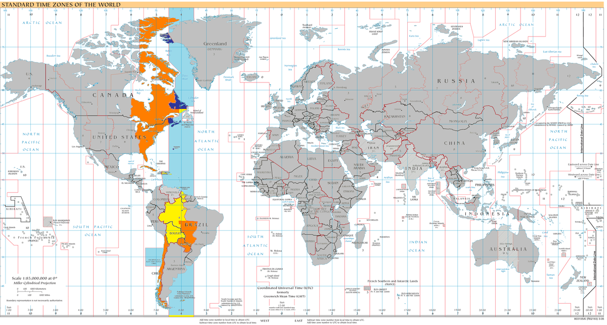 Edt Time Zone Map Utc−04:00 - Wikipedia