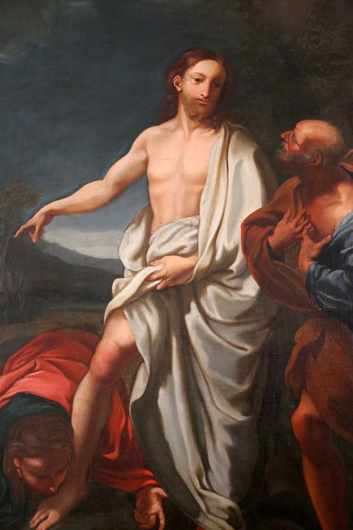 Tommaso redi, apparizione di cristo risorto agli apostoli (pasce mea oves), 1700-10 ca. 02