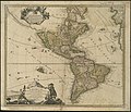 Sjeverna i Južna Amerika po Homannu