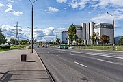 English: Trascianieckaja street. Minsk, Belarus Беларуская: Вуліца Трасцянецкая. Мінск, Беларусь Русский: Улица Тростенецкая. Минск, Беларусь