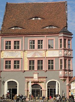 View from Untermarkt to the Ratsapotheke