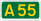 UK-Straße A55.svg