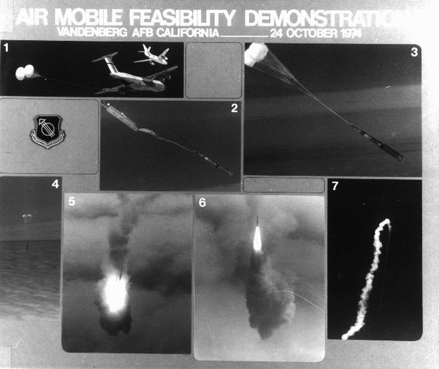 436 MAW C-5A participating in a 1974 Air Mobile Feasibility test.