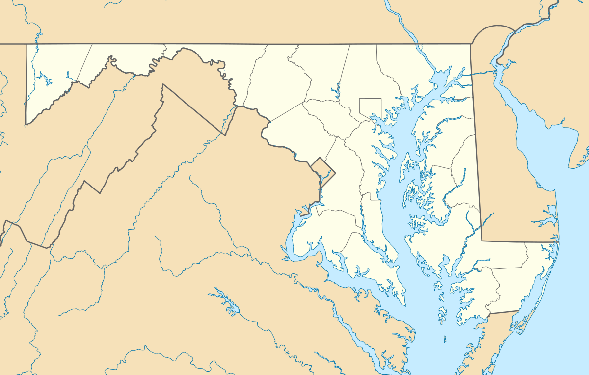 USA Maryland location map.svg