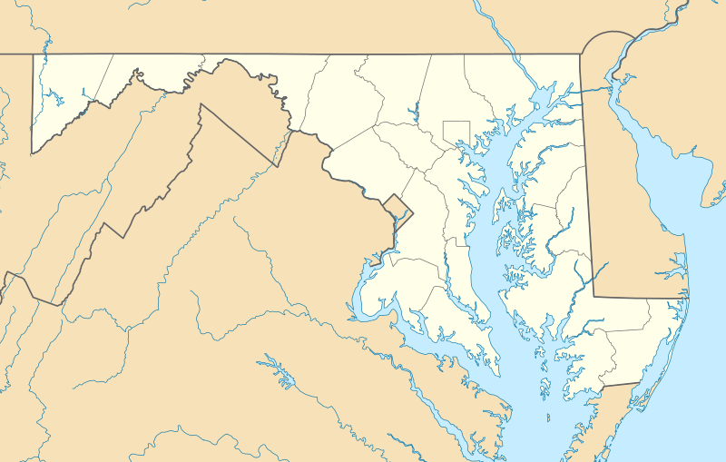 File:USA Maryland location map.svg