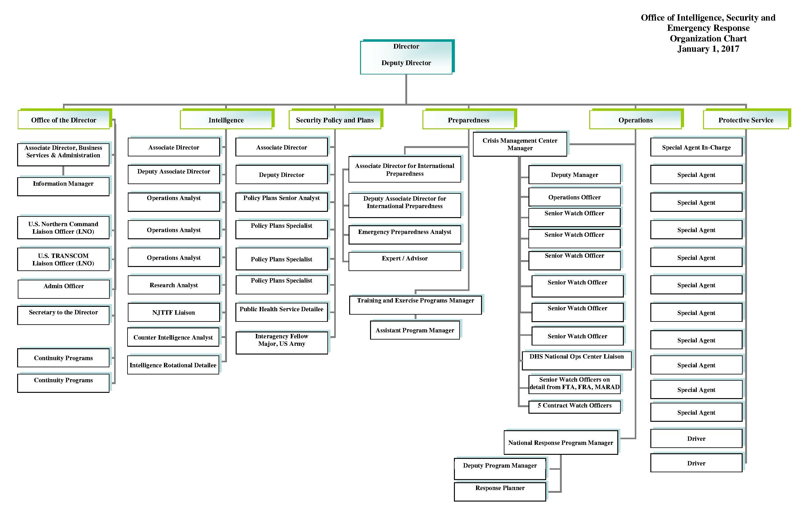 Security Organizational Chart